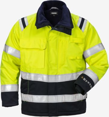 Fristads Flamestat High Vis Winter Jacket Class 3 4185 ATHS: Extreme Cold Protection
