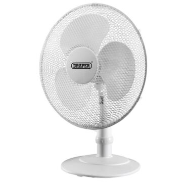 Draper 230V Desk Fan, 16"/400mm, 45W