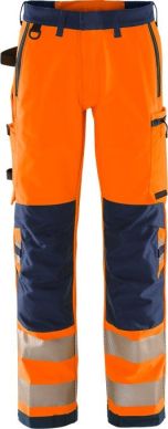 Fristads High Vis Green Stretch Trousers Class 2: Maximum Comfort Safety Workwear at Hall-Fast