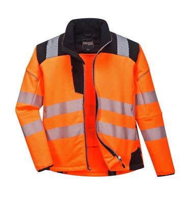 Portwest PW3 Hi-Vis Softshell Jacket: Premium Safety Workwear from Hall-Fast