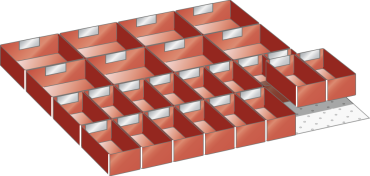 Set Plastic Boxes 36x36E