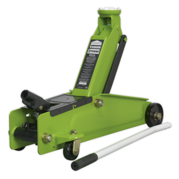 Trolley Jack 3tonne Long Chassis Heavy-Duty Hi-Vis