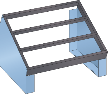 NC Bench Stand with Insert Frame
