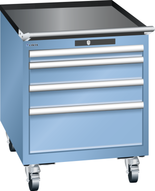 Drawer Cabinet Mobile 27x36E (564x725x723mm)