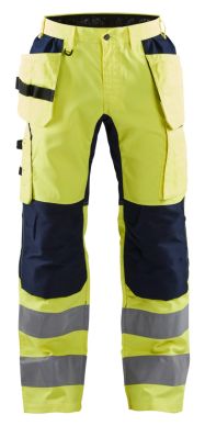 Blaklader 1552 hi vis trousers with stretch