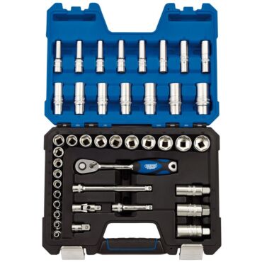 Draper Expert Metric Socket Set, 3/8" Sq. Dr. (42 Piece)