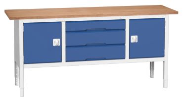 Verso Height Adjustable Storage Bench (2000x600x930mm)