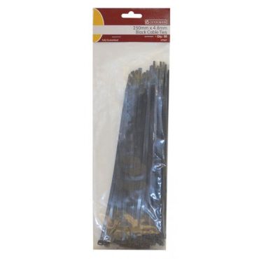 Black Cable Ties 50pk