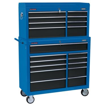 Draper Combined Roller Cabinet and Tool Chest, 19 Drawer, 40"