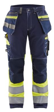 Blaklader 1794 hi vis trousers with stretch