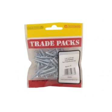 Pozi Twinthread Countersunk Woodscrews ZP 8 (70 PK)