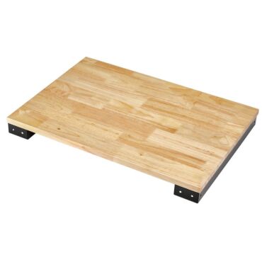 Bunker Hardwood Worktop for 3 Tier Tool Trolley, 646mm