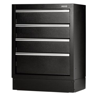 Bunker Modular Floor Cabinet, 4 Drawer, 680mm