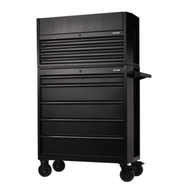 Bunker 9 Drawer Combined Roller Cabinet and Tool Chest, 36", Black