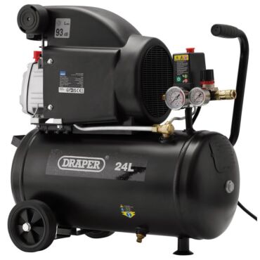 Draper 230V 24L Direct Drive Air Compressor, 1.5kW/2hp