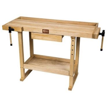 Beech Work Bench - Sustainable Traditional Woodworking Workstation