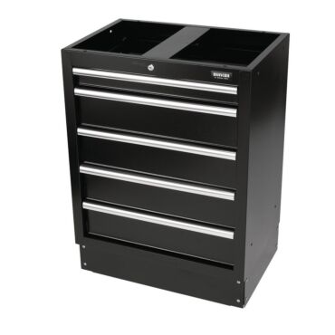 Bunker Modular Floor Cabinet, 5 Drawer, 680mm