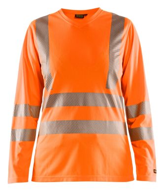 Blaklader 3485 womens hi vis t shirt long sleeve