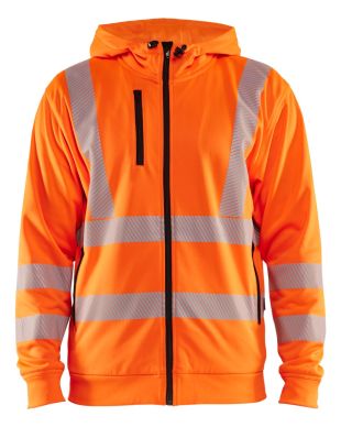 Blaklader 3565 hi vis hoodie full zip