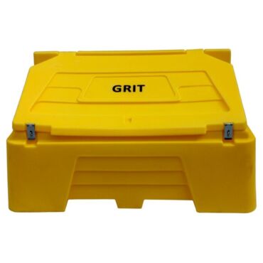 400L Grit Bin - Heavy-Duty Salt Storage Solution for Winter Safety
