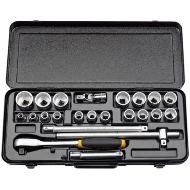 Elora Imperial Socket Set, 1/2" Sq. Dr. (23 Piece)