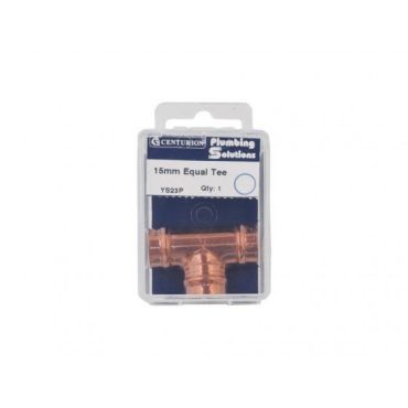 15mm Solder Ring Copper Equal Tee