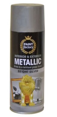 400ml Bright Silver Metallic Paint (DGN)