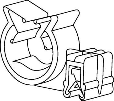 Fixing Elements for Tubes and Harnesses, for Edges - Edge Clips (HCEC3.0SP-C)