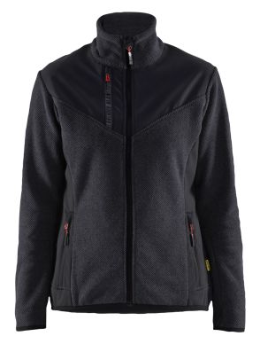 Blaklader 5943 womens knitted jacket with softshell