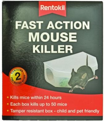 Rentokil - Fast Action Mouse Killer (Twin pack) - PSF135 (DGN)