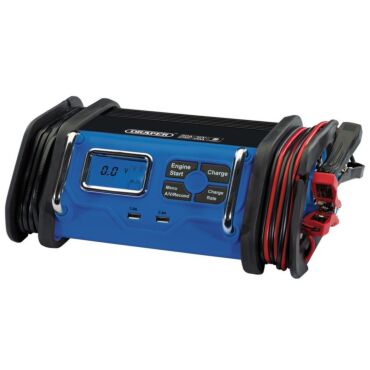 Draper 12V Battery Starter Charger, 20A