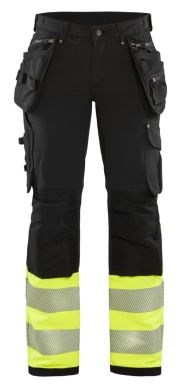 Blaklader 7193 womens hi vis trouser with 4 way stretch