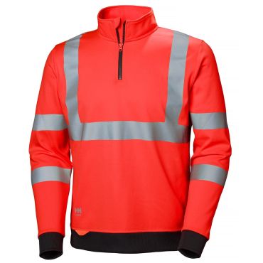 Helly Hansen Addvis Hi Vis Half Zip Sweater