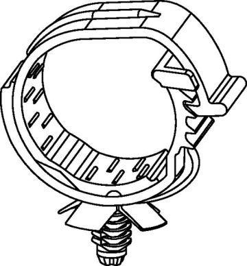 Fixing Clips for Tubes and Harnesses with Automatic Locking Feature (AHC336FT6LG)
