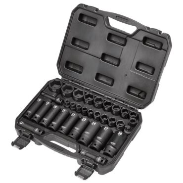Draper HI-TORQ® Impact Socket Set, 3/8" & 1/2" Sq. Dr. (32 Piece)
