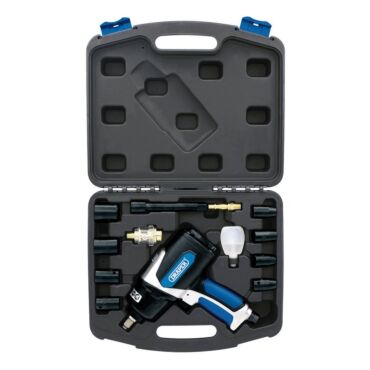 Draper Air Impact Wrench Kit, 1/2" Sq. Dr. (14 Piece)