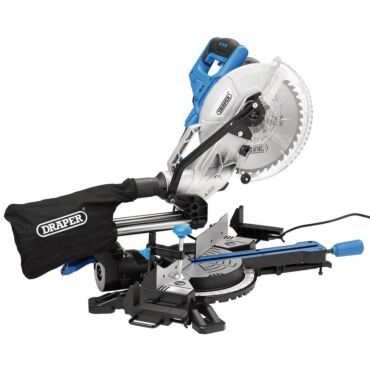 Draper 230V Sliding Compound Mitre Saw, 255mm, 1800W