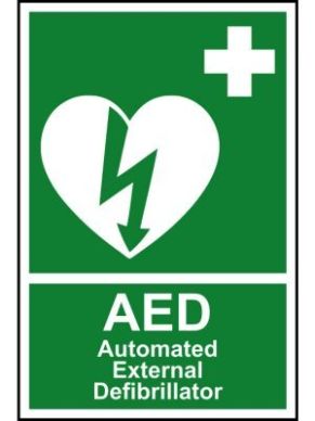 AED - Automated External Defibrillator Signs