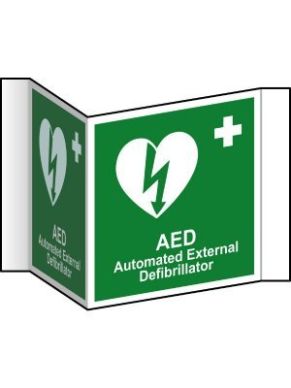 AED Projection Sign