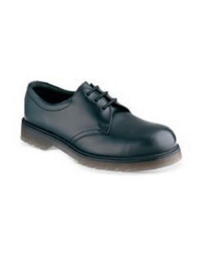 Black Lace Safety Shoe With PVC Sole
