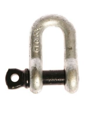 Blue Pin Screw Pin Dee Galvanised Shackles