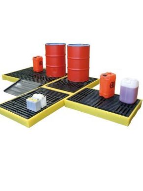 EcoSpill Drum Bunded Workfloor | Complete Drum Storage Containment | Hall-Fast