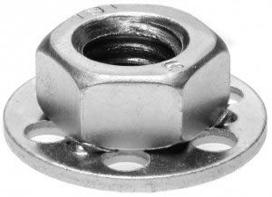 BigHead Mild Steel Female Hex Nut M4
