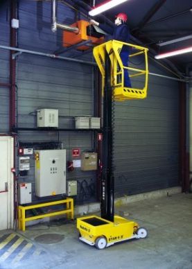 Haulotte Star 6 Vertical Mast: Compact Precision Access for Space-Constrained Applications