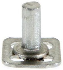 BigHead Mild Steel Male Plain Studs M4 x 12