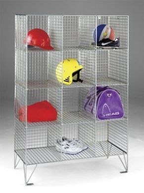 Mesh Storage Lockers - Multi Compartment