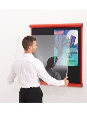 Shield Coloured Showcase with Lift Off Cover