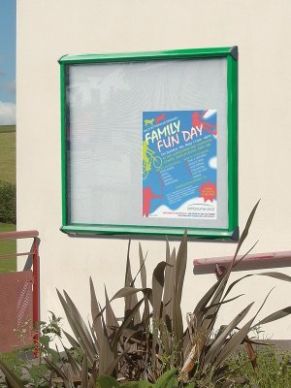 Shield Exterior Coloured Showcases