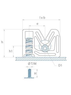 Stud Cable Clips - Single Cable