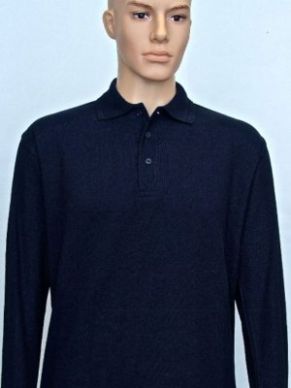 Uneek Unisex Long Sleeve Pique Polo Shirt